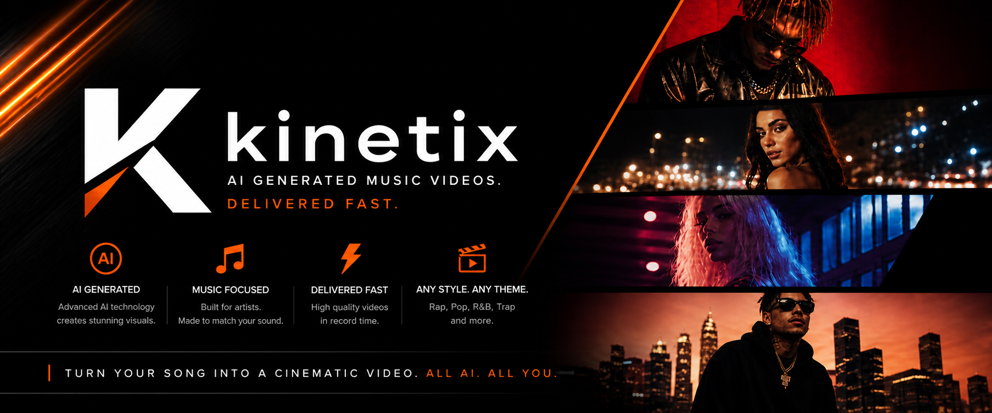 Kinetix Video music video examples